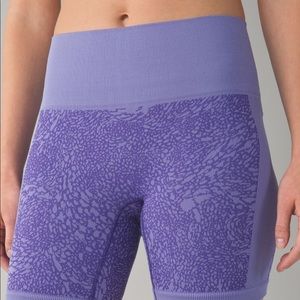 lululemon ribbed Purple Women Shorts